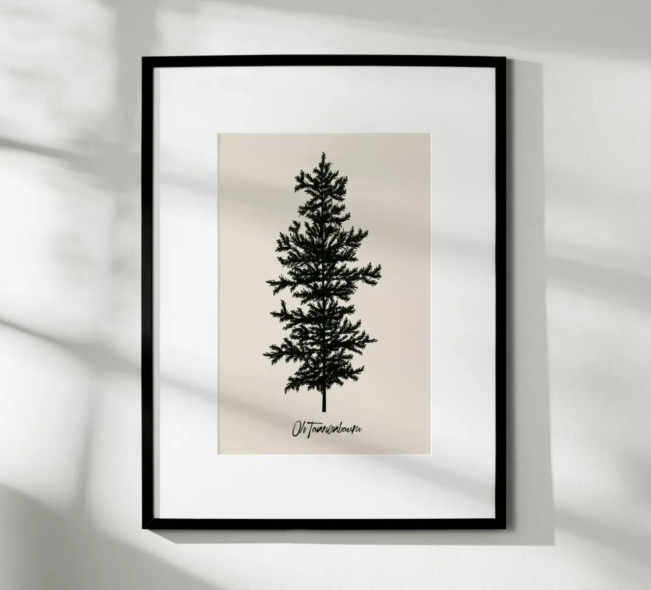 Oh Tannebaum (green) poster da Kubistika