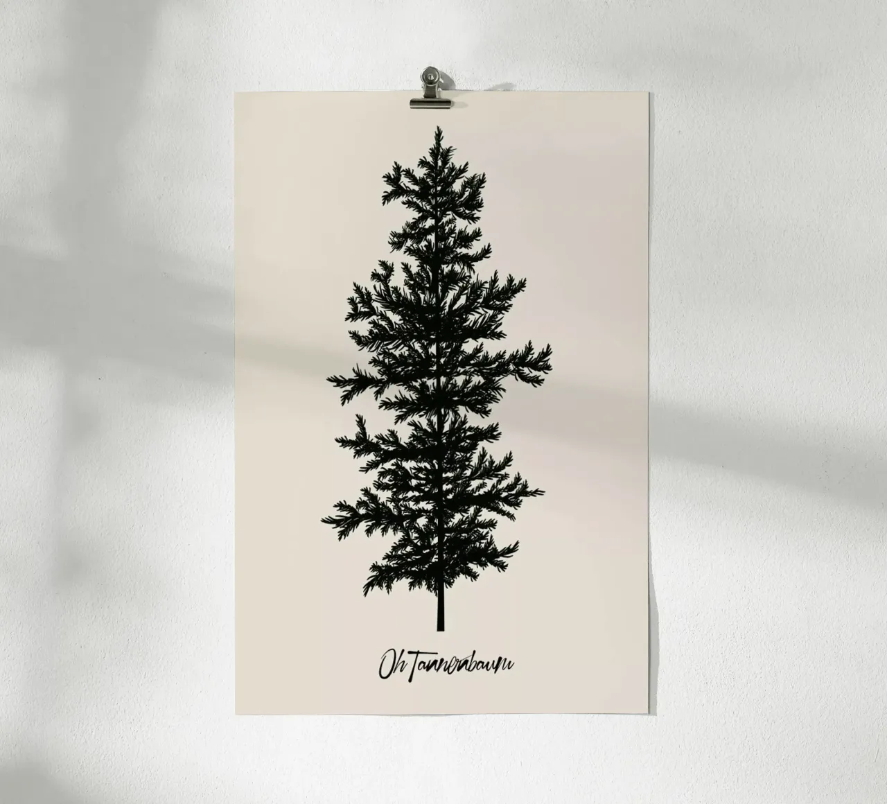 Oh Tannebaum (green) poster da Kubistika