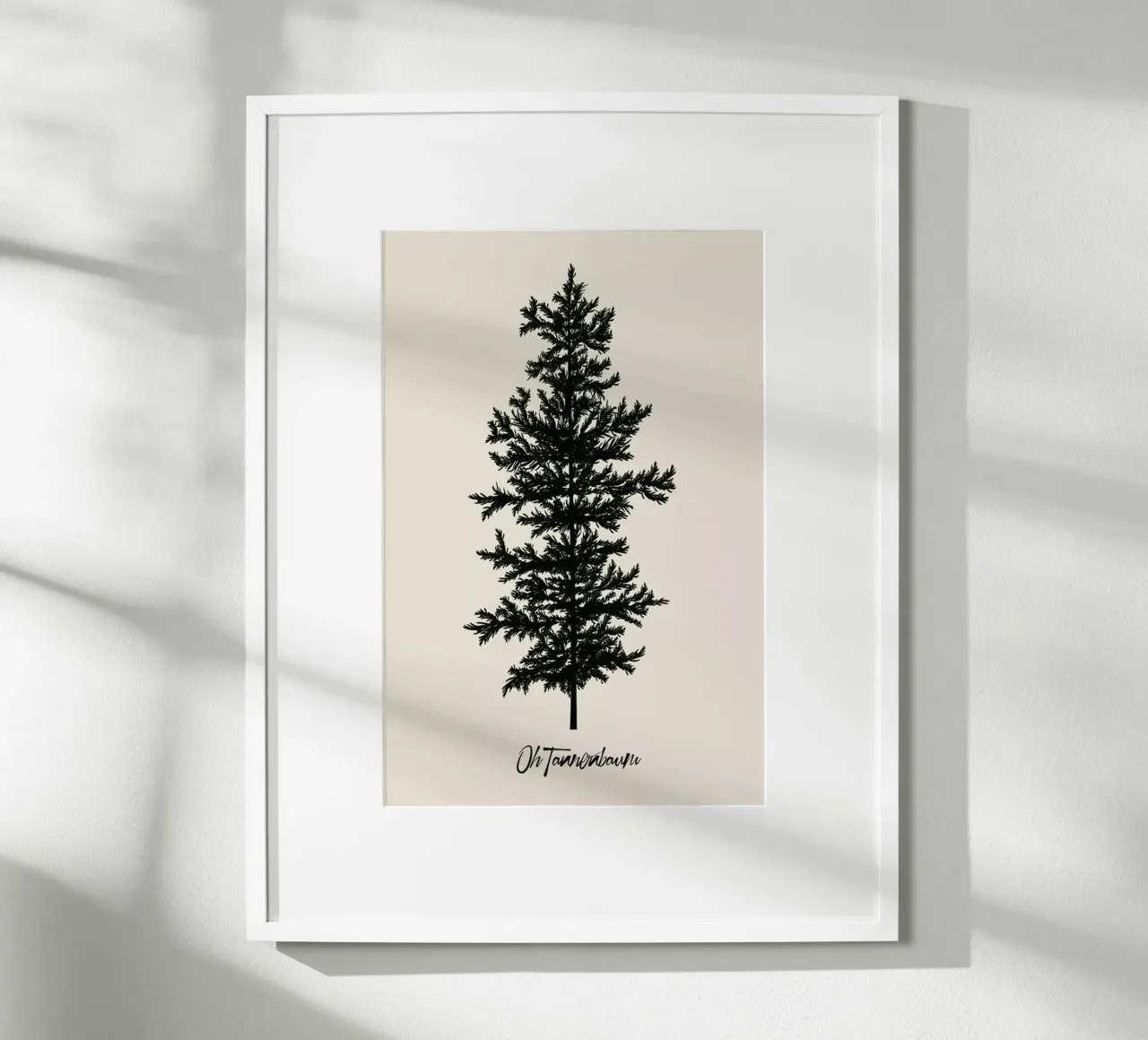 Oh Tannebaum (green) poster da Kubistika
