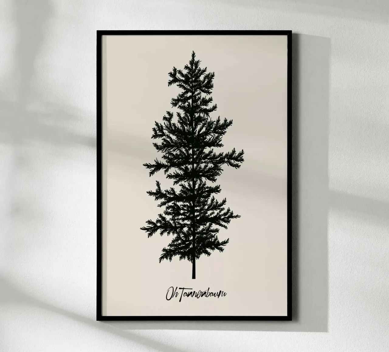 Oh Tannebaum (green) poster da Kubistika