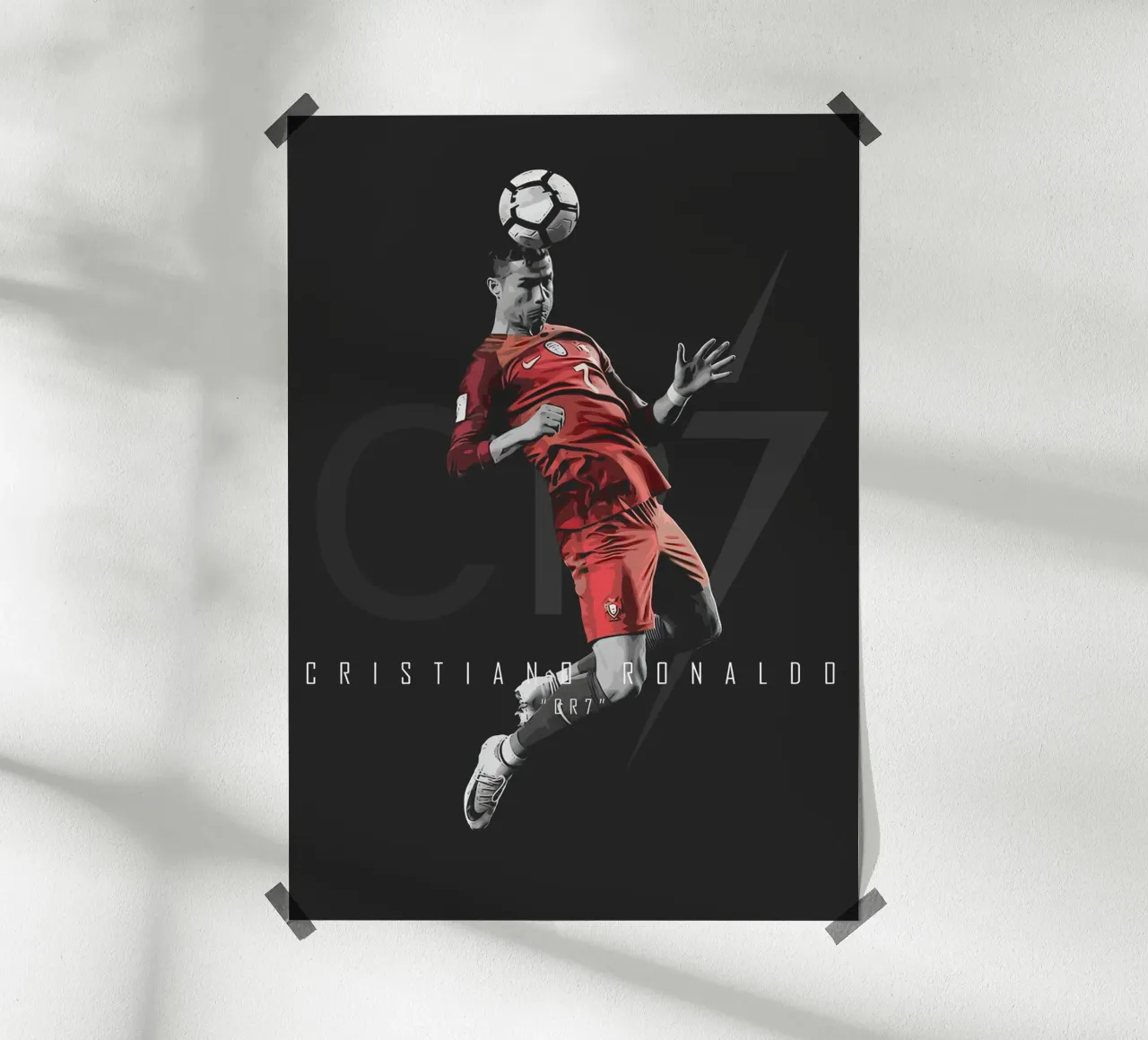 Legend Cristiano Ronaldo carta hahnemühle da NextPixel