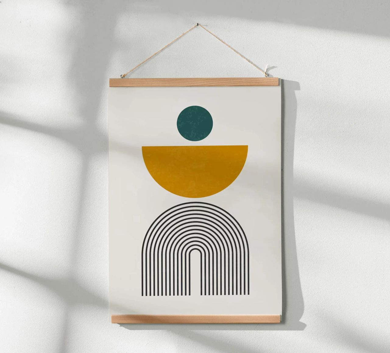 circle semi-circle arch poster de Smith Basic