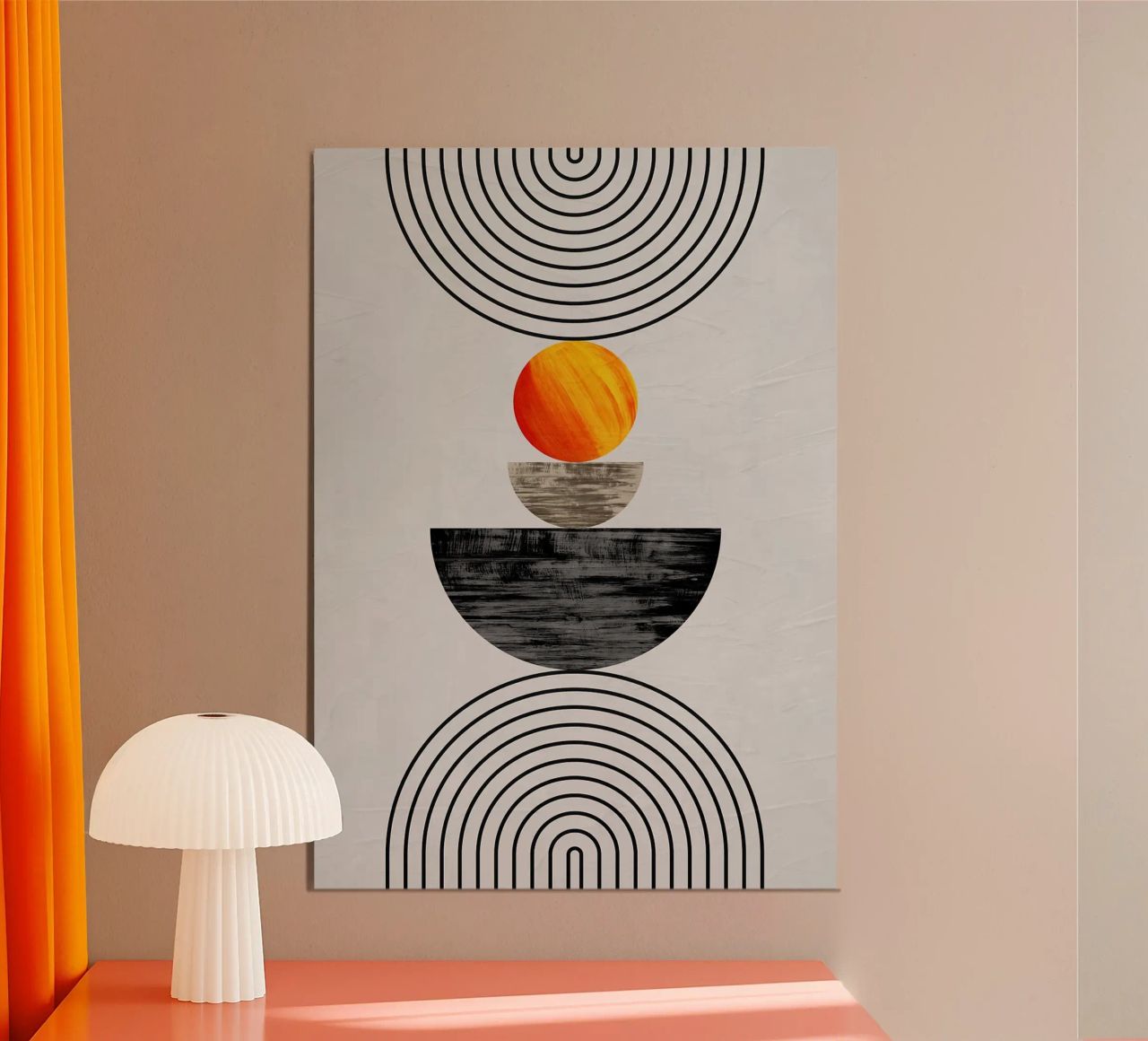cercles concentriques poster de Smith Basic