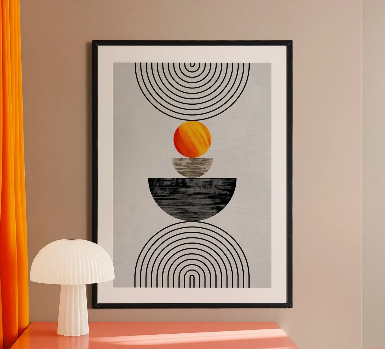 cercles concentriques poster de Smith Basic