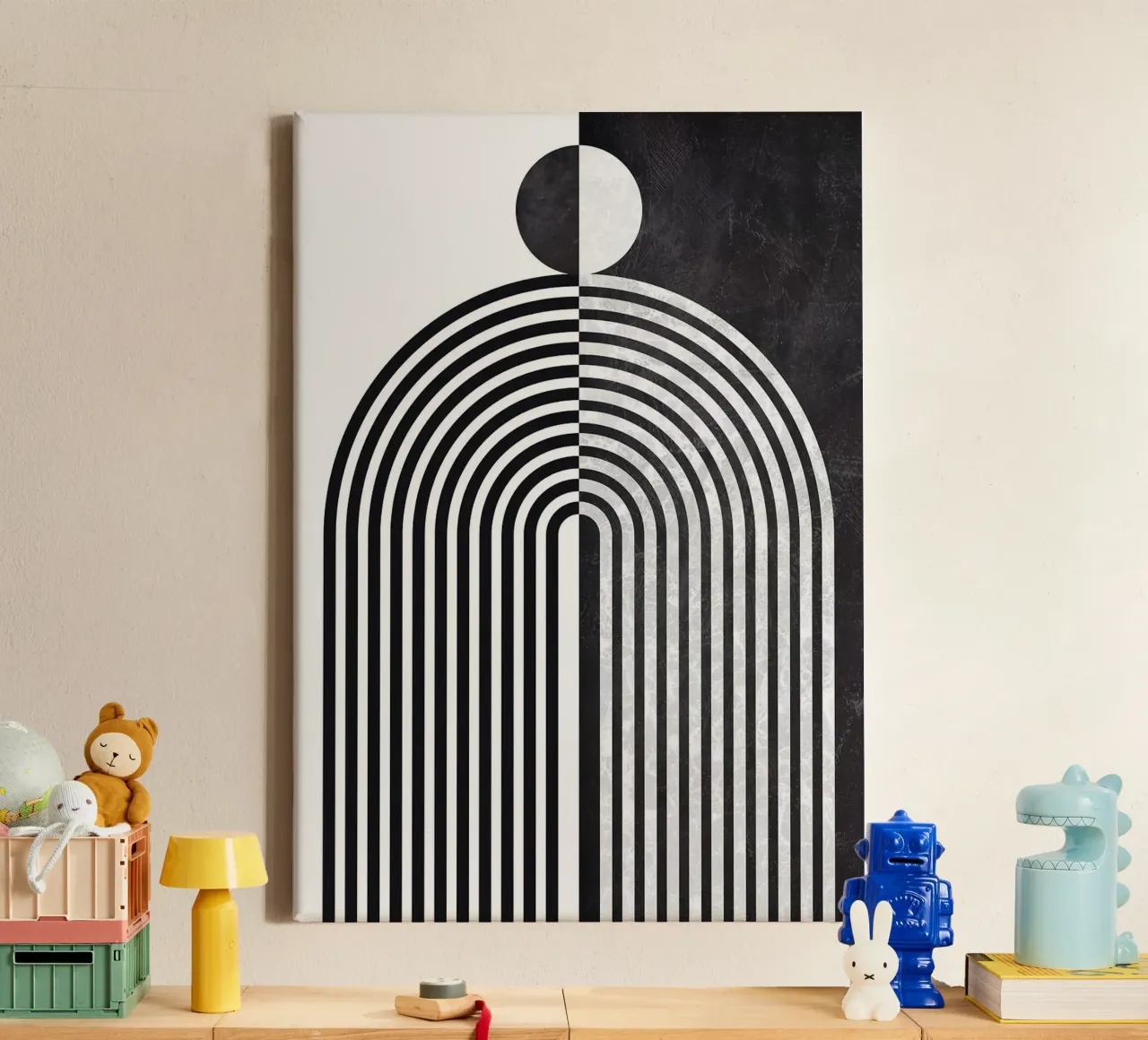 circle lines pattern canvas by Smith Basic