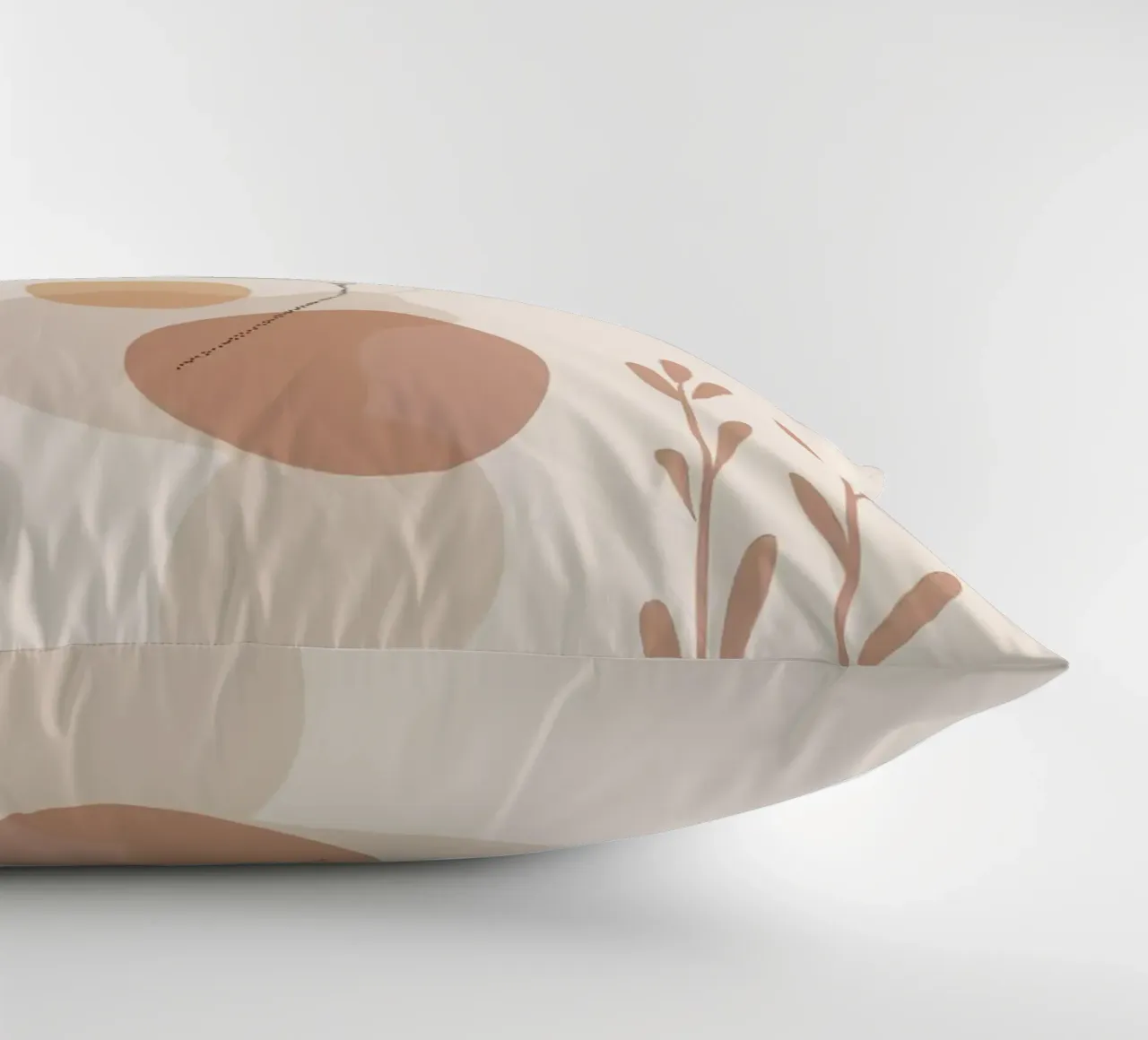 abstrakte Formen botanische Elemente Kissen von Bacsic Design