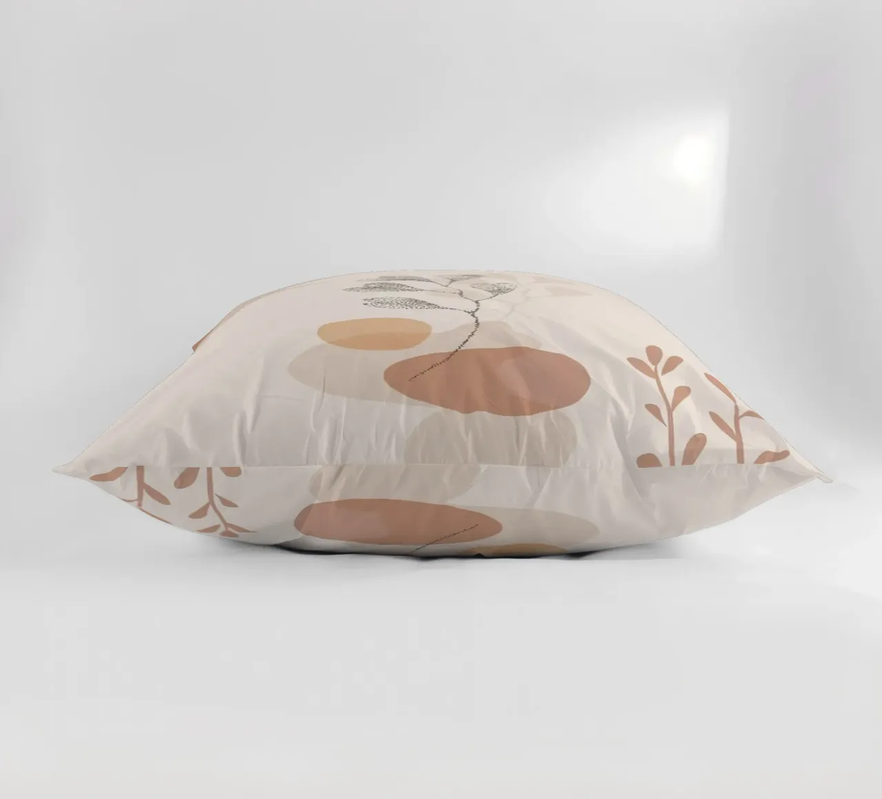 abstrakte Formen botanische Elemente Kissen von Bacsic Design