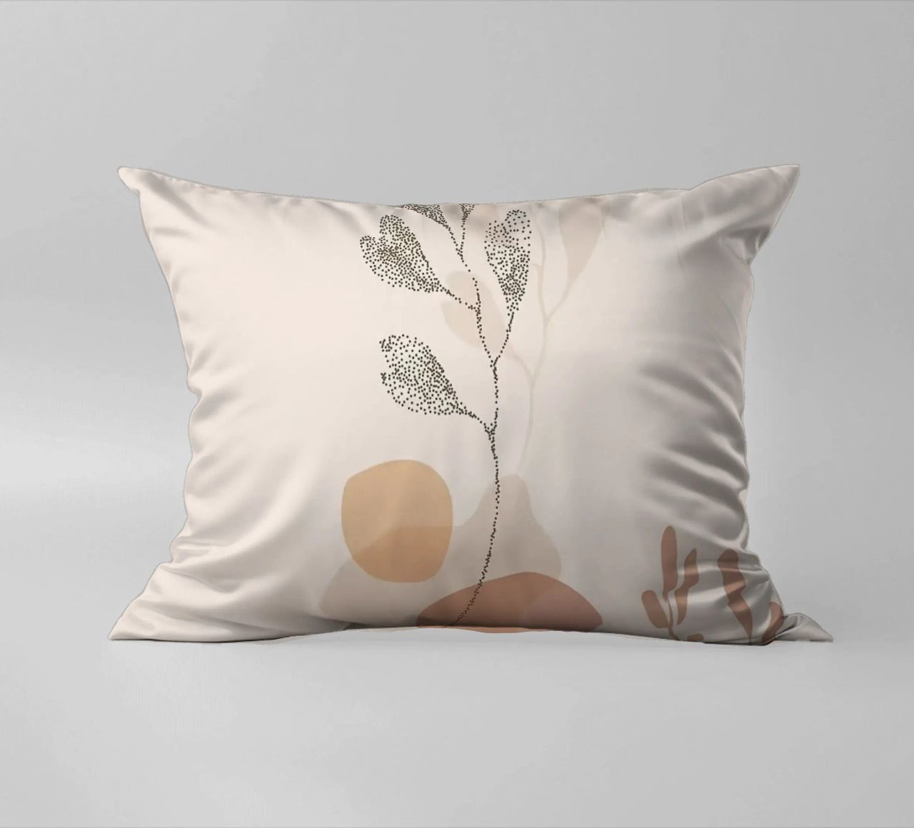 forme astratte elementi botanici cuscino da Bacsic Design