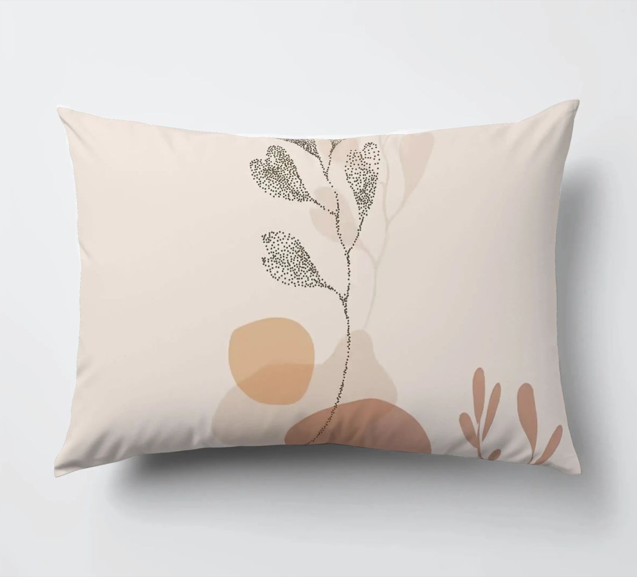 forme astratte elementi botanici cuscino da Bacsic Design