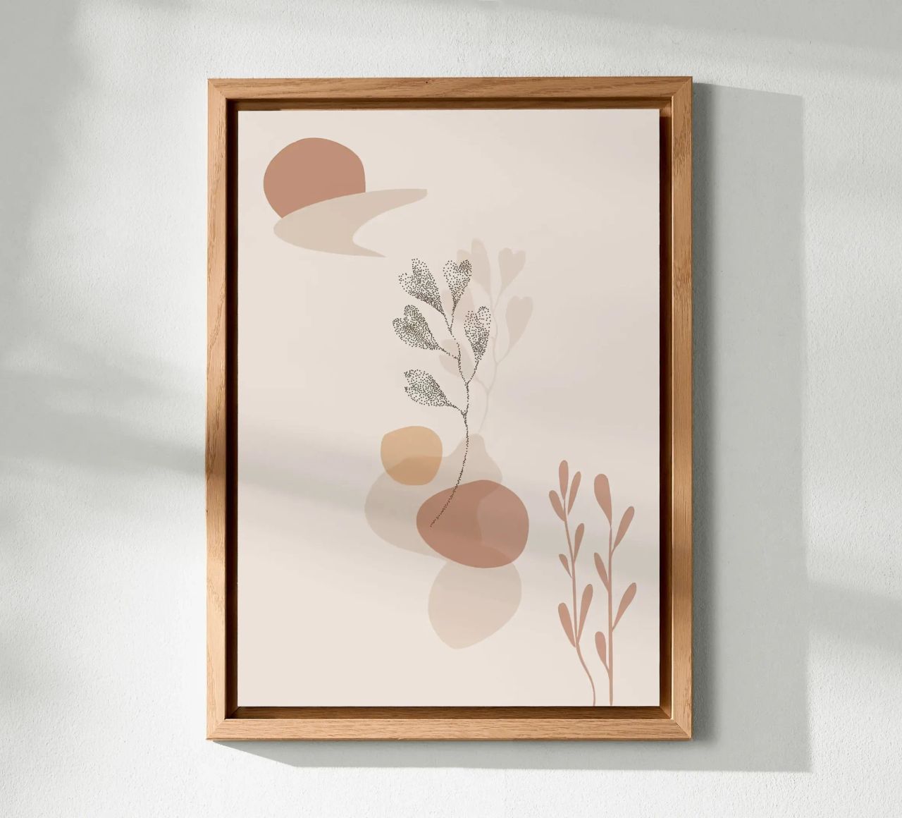 forme astratte elementi botanici alluminio dibond da Bacsic Design