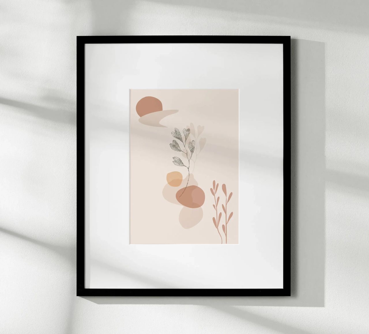 forme astratte elementi botanici carta hahnemühle da Bacsic Design