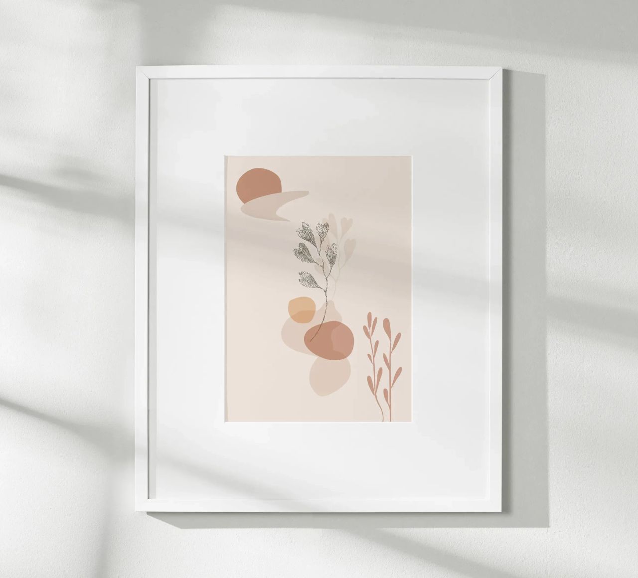forme astratte elementi botanici carta hahnemühle da Bacsic Design