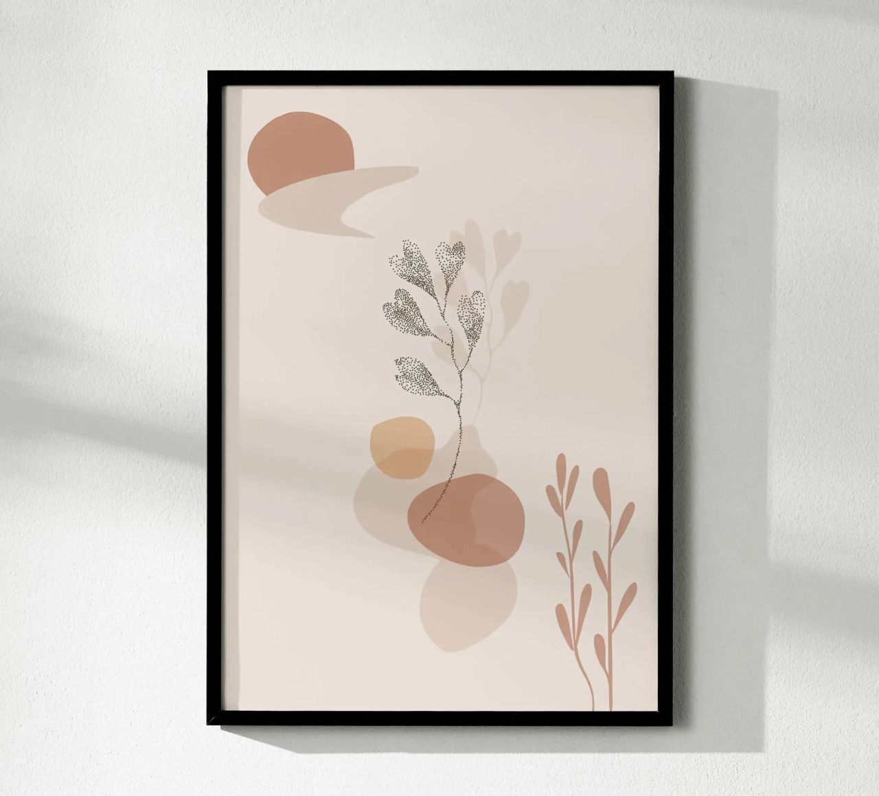 forme astratte elementi botanici carta hahnemühle da Bacsic Design