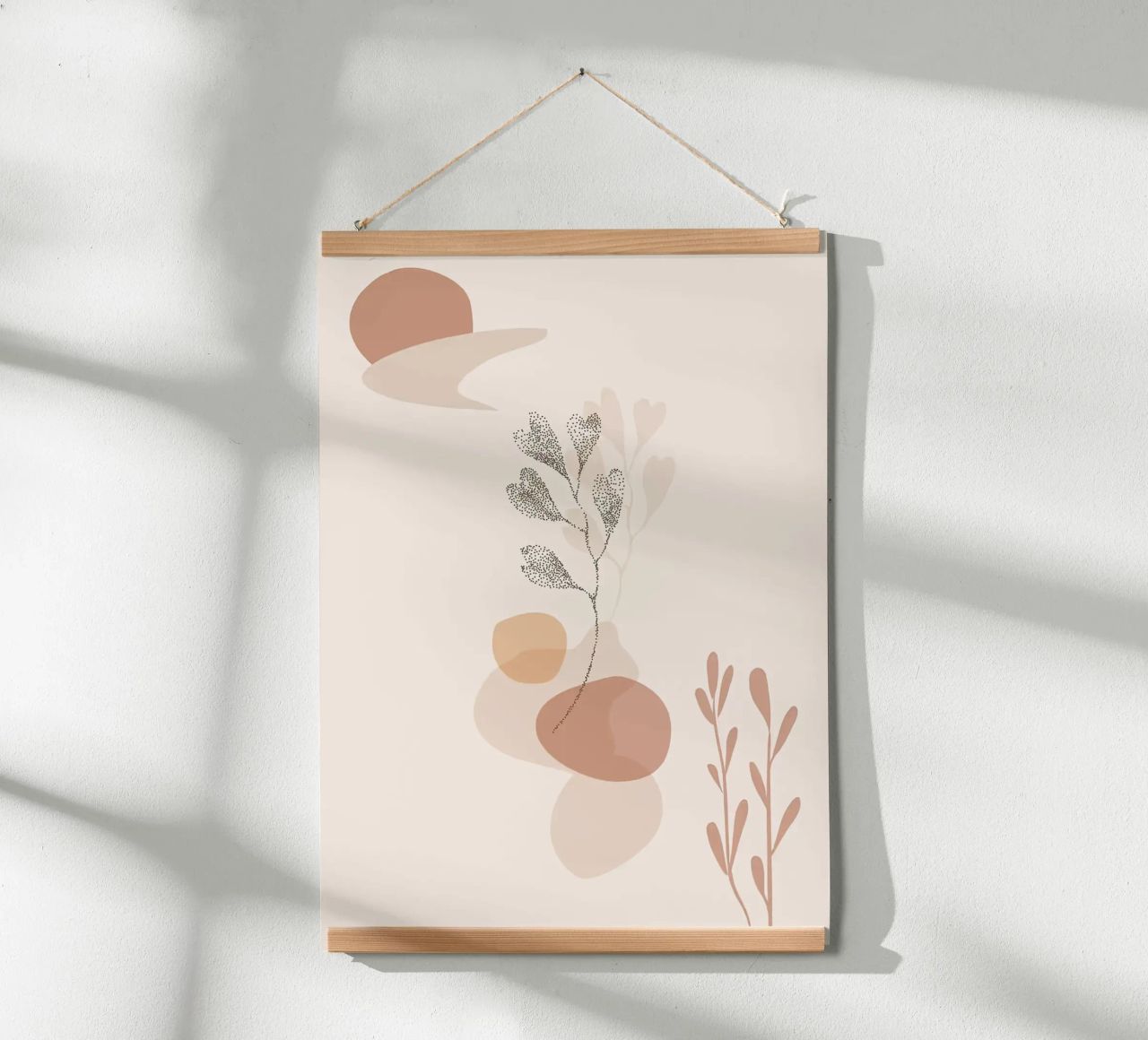 forme astratte elementi botanici carta hahnemühle da Bacsic Design
