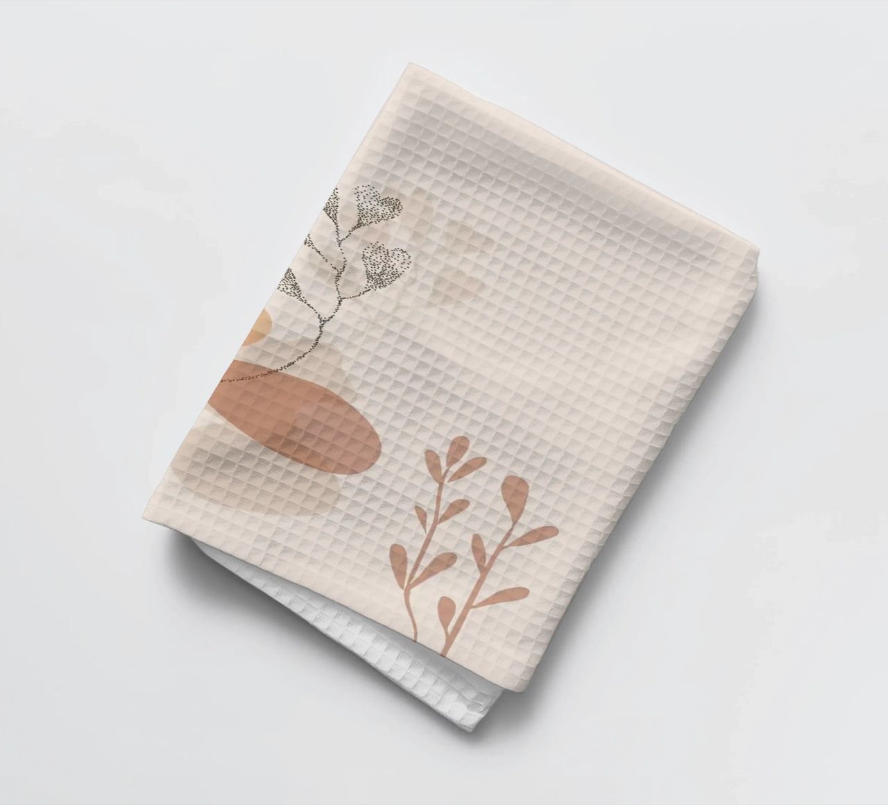 forme astratte elementi botanici canovaccio da cucina da Bacsic Design