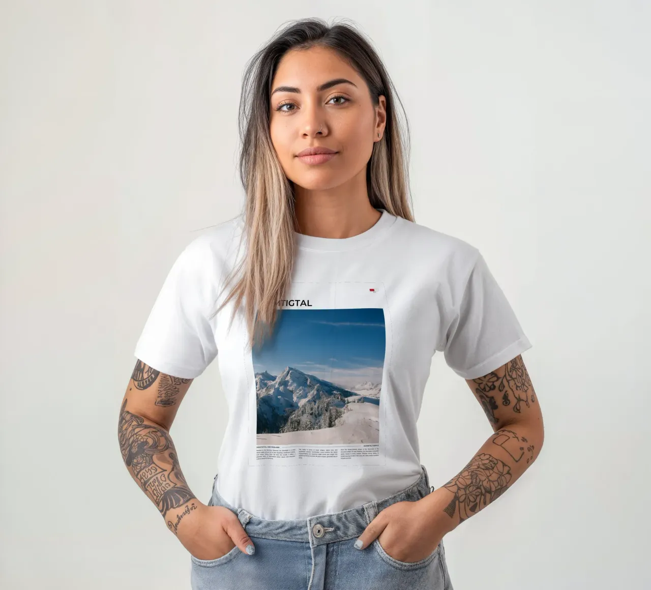 Diemtigtal: Typography t-shirt da FujiType