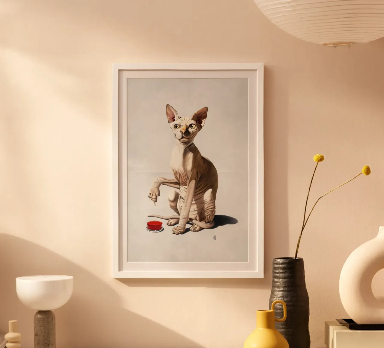 Cat-astrophe (Wordless) carta hahnemühle da Rob Art | Illustration