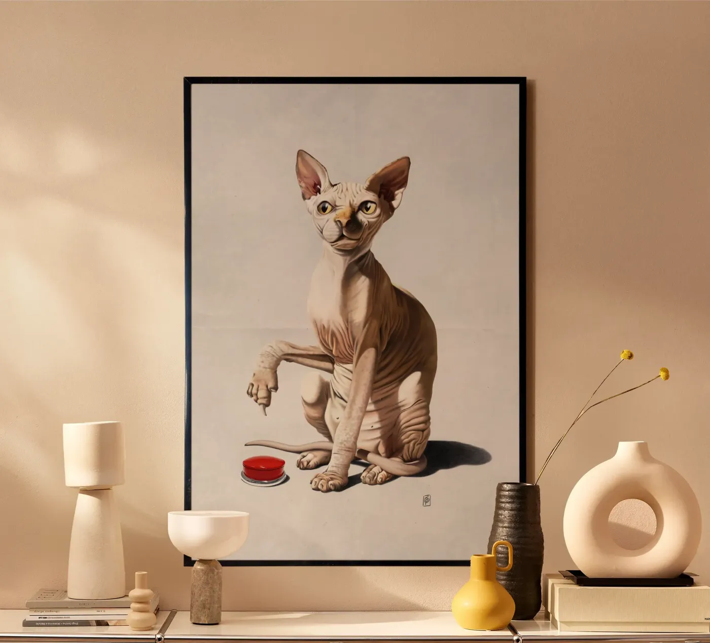 Cat-astrophe (Wordless) poster da Rob Art | Illustration