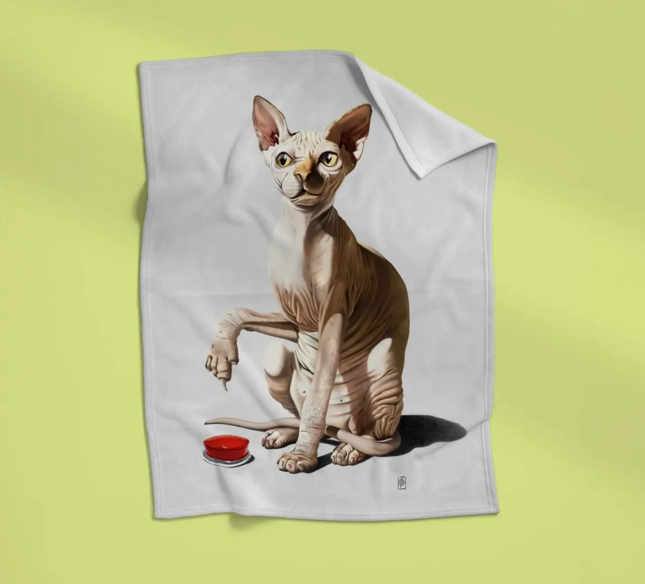 Cat-astrophe (Wordless) coperta in pile da Rob Art | Illustration