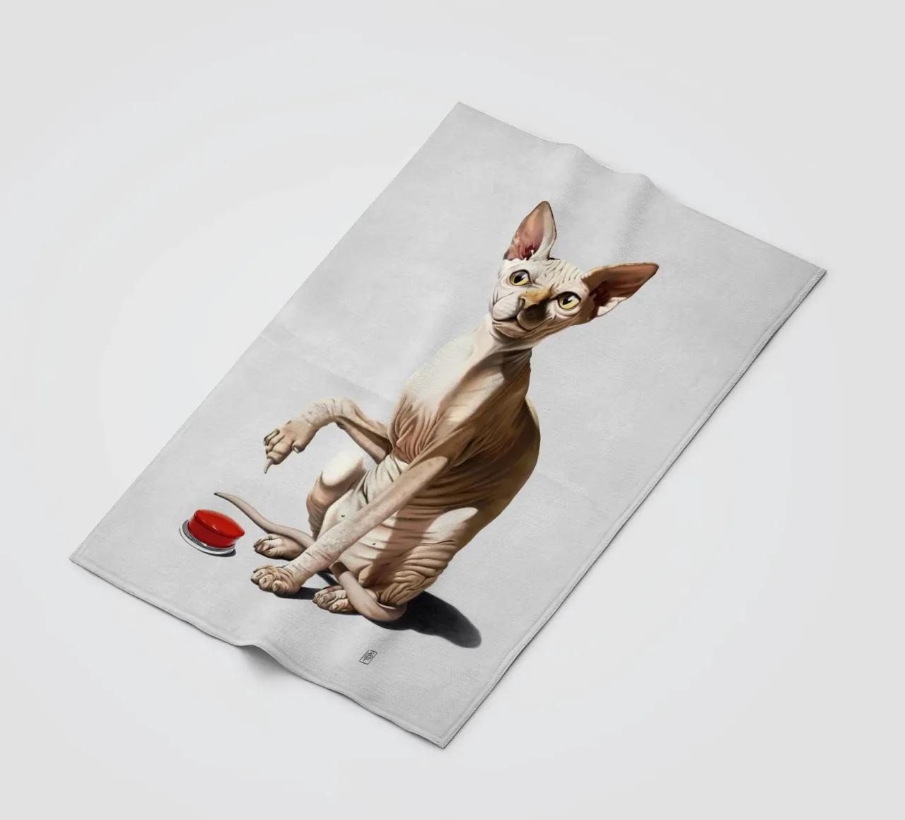 Cat-astrophe (Wordless) coperta in pile da Rob Art | Illustration
