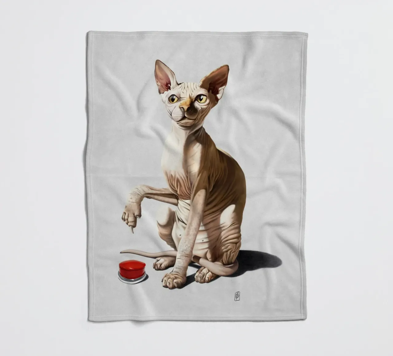 Cat-astrophe (Wordless) coperta in pile da Rob Art | Illustration