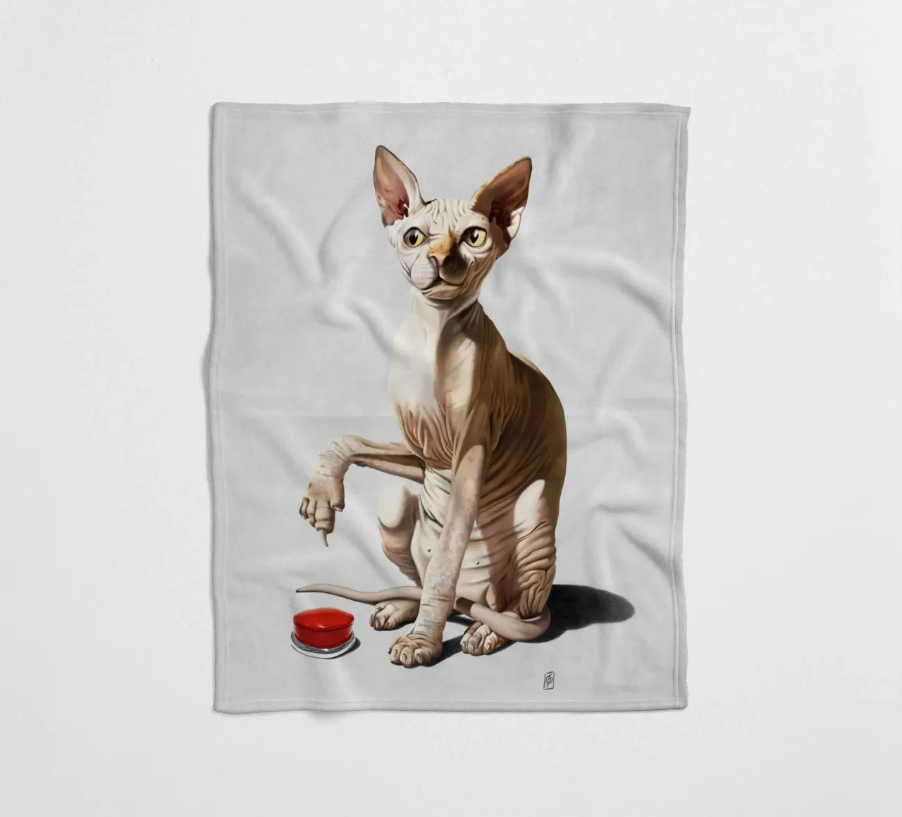 Cat-astrophe (Wordless) coperta in pile da Rob Art | Illustration