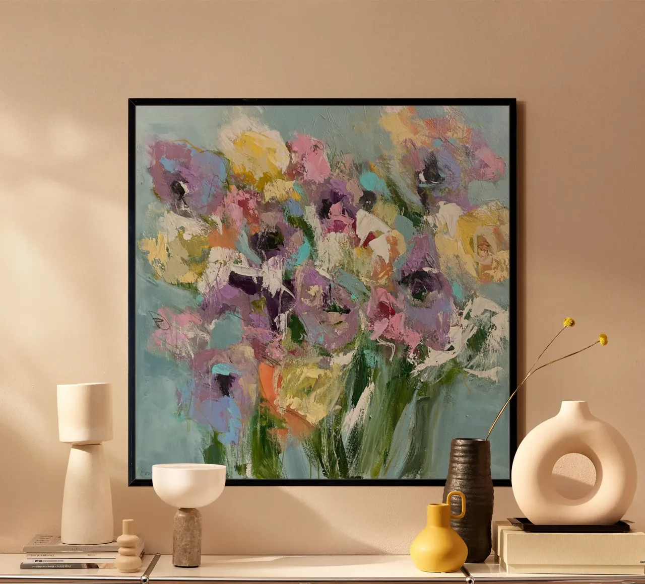 Fiori colorati e vibranti carta hahnemühle da Emma Bell