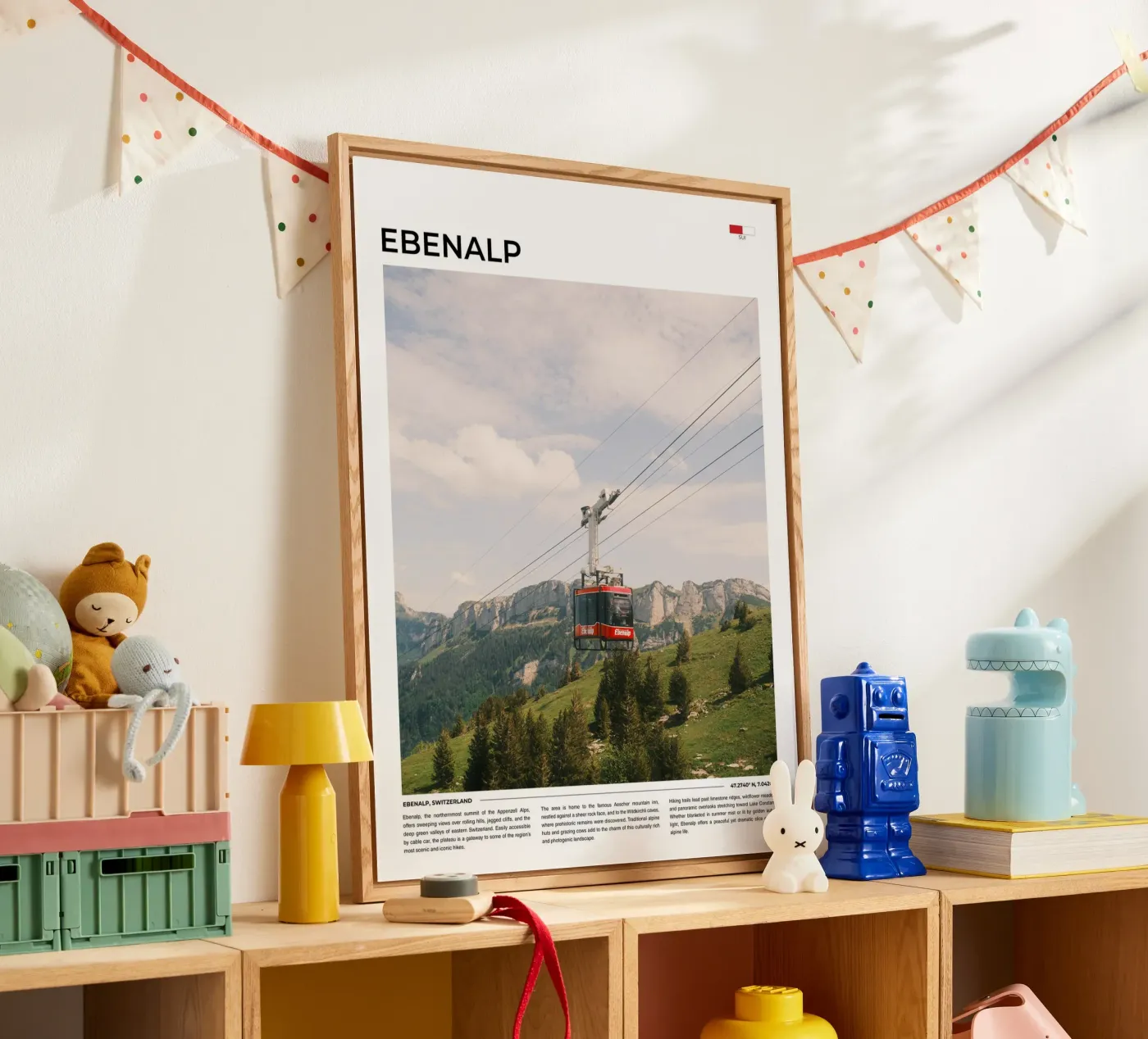 Ebenalp: Typography plexiglass da FujiType