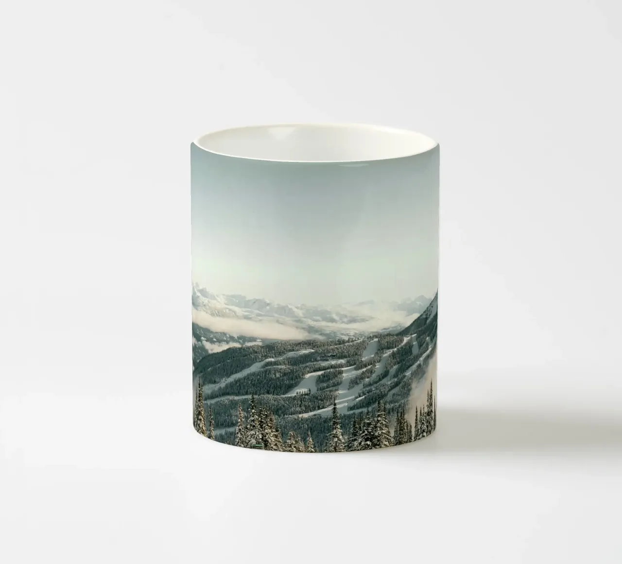 montagne pini tazza in ceramica da Earthly Visions