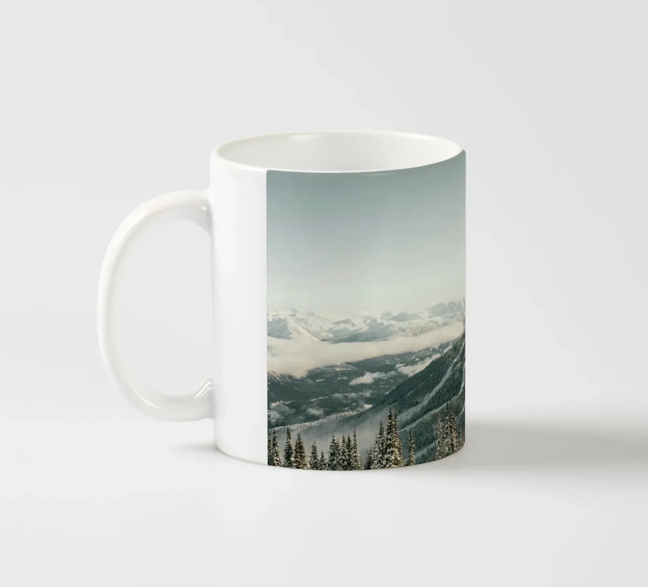 montagne pini tazza in ceramica da Earthly Visions