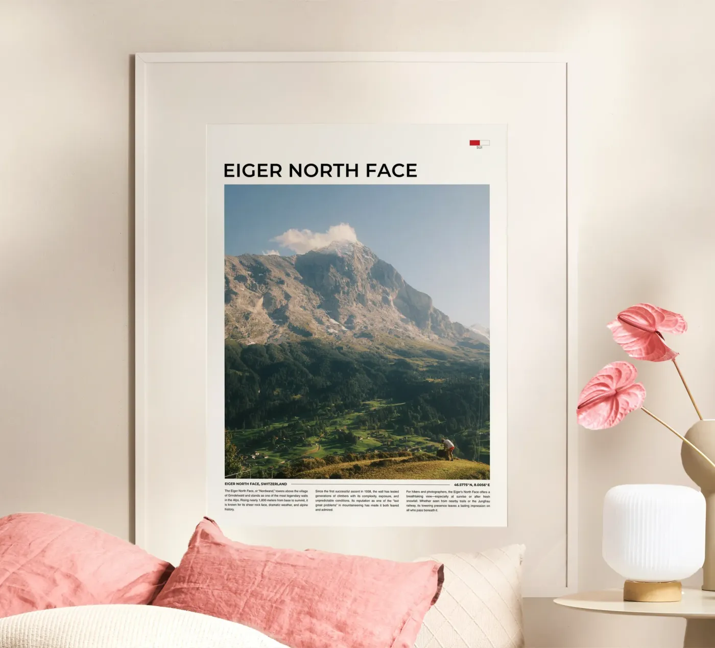 Eiger North Face: Typography poster da FujiType