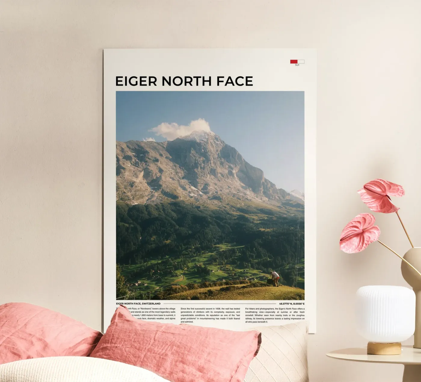 Eiger North Face: Typography poster da FujiType