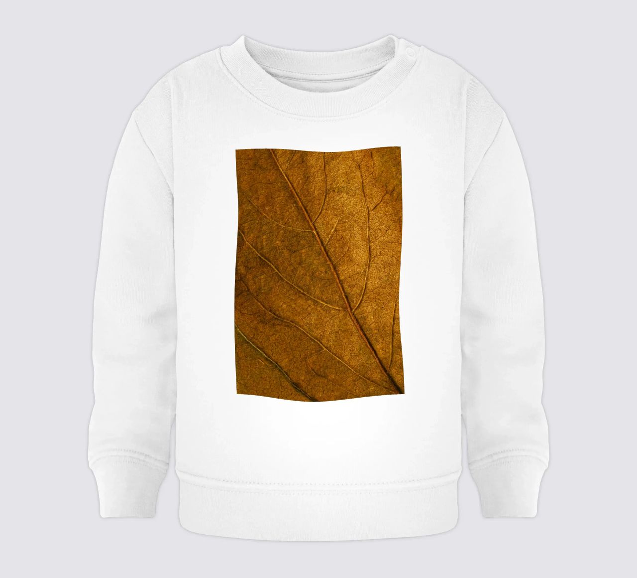 texture delle foglie felpa neonato da Earthly Visions