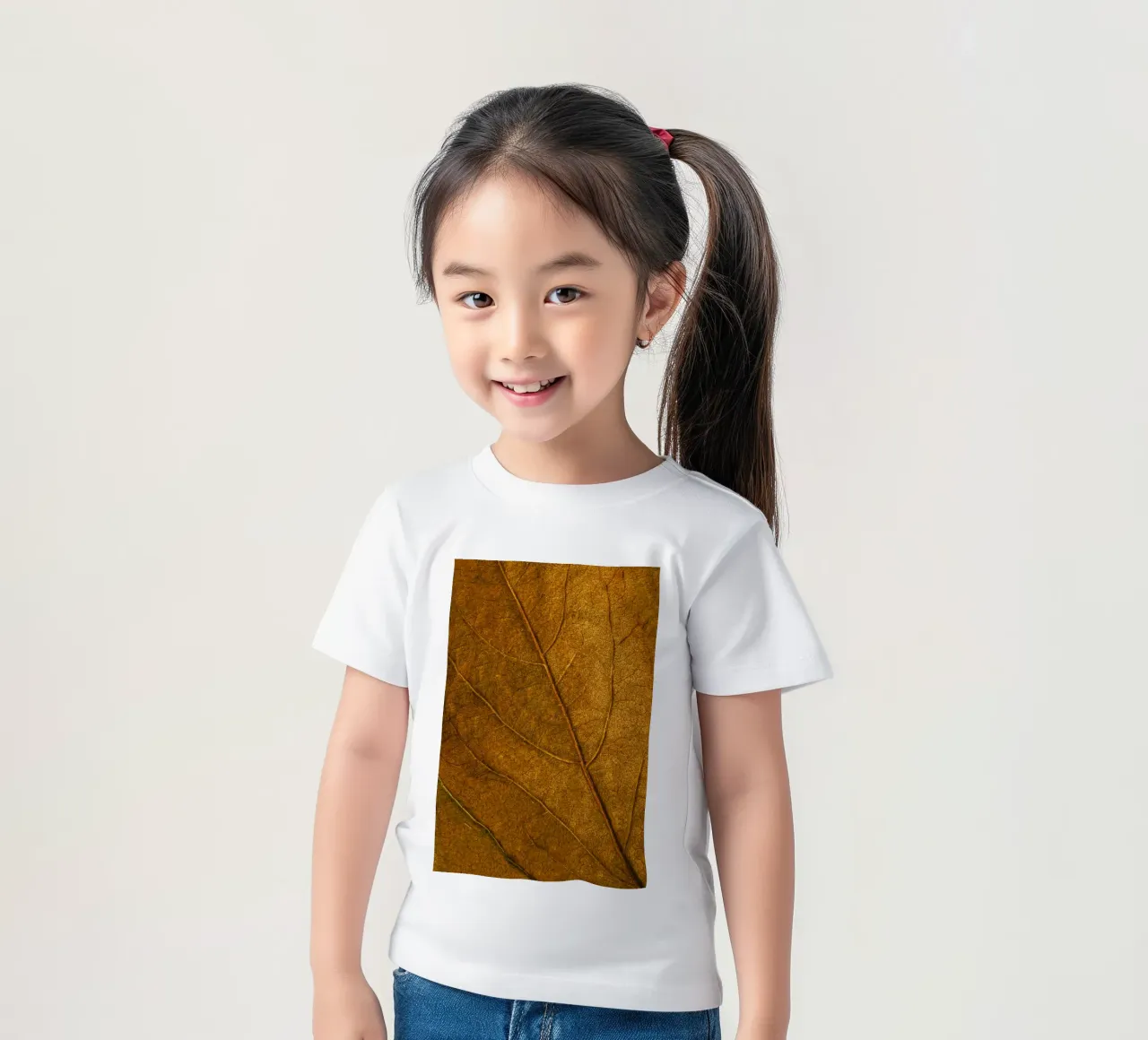 texture delle foglie t-shirt bambini da Earthly Visions