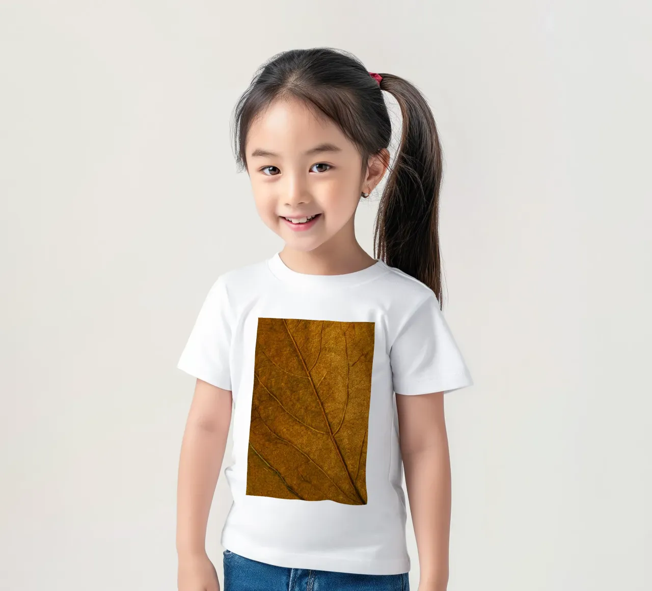 texture delle foglie t-shirt bambini da Earthly Visions