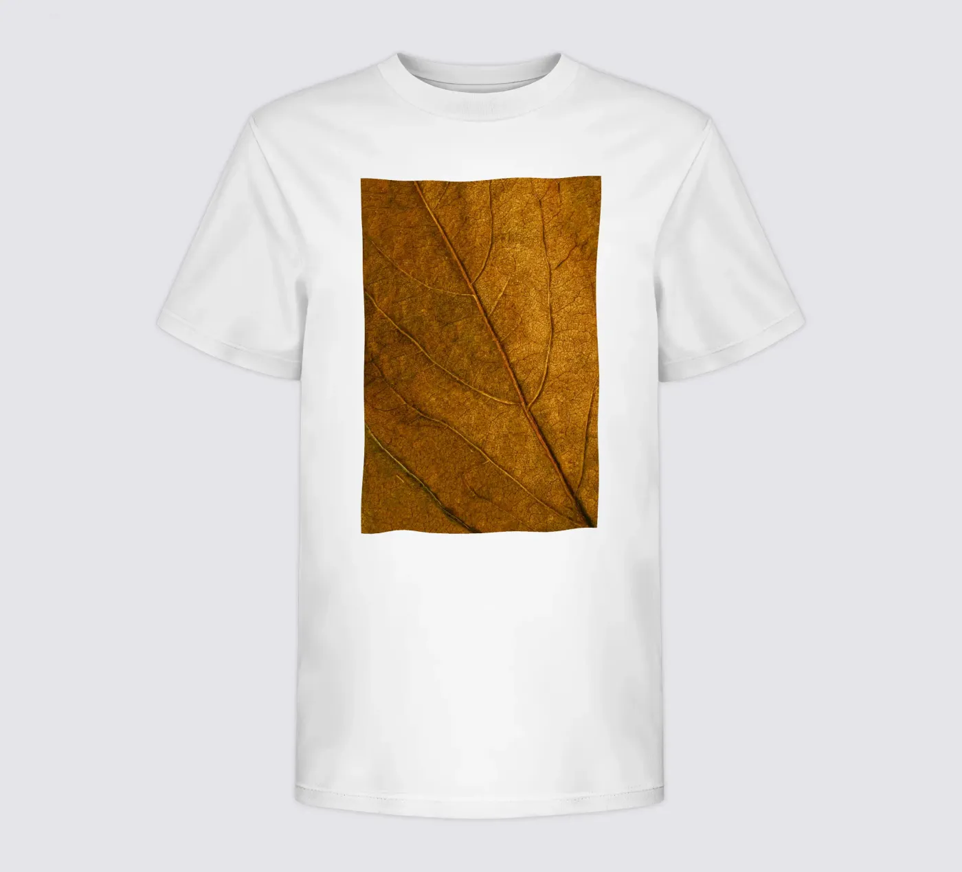 leaf texture t-shirt bambini da Earthly Visions