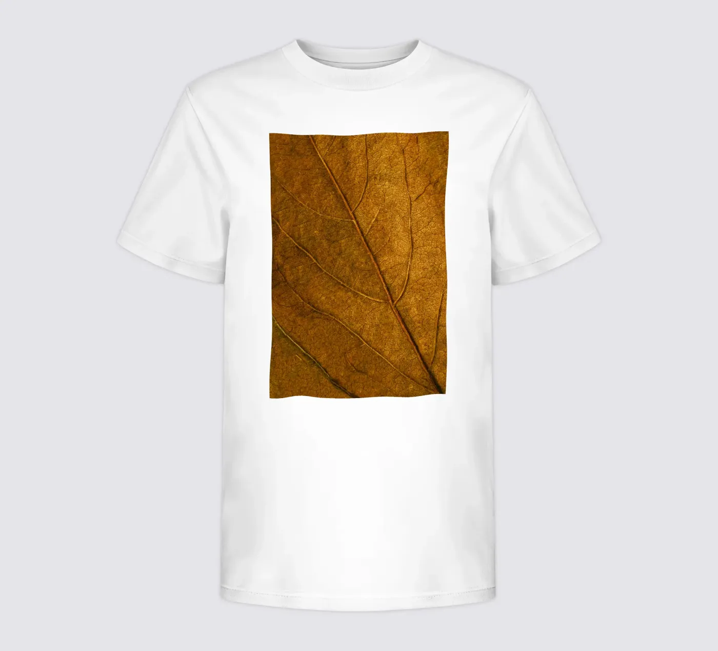 leaf texture t-shirt bambini da Earthly Visions