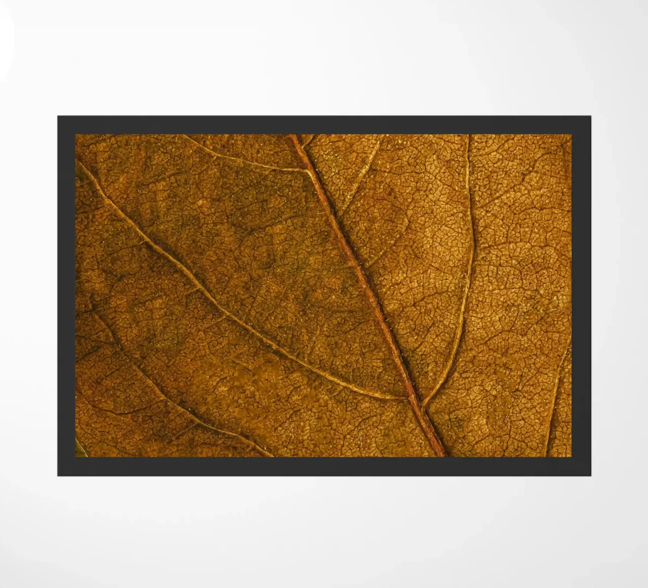 leaf texture doormat by Earthly Visions