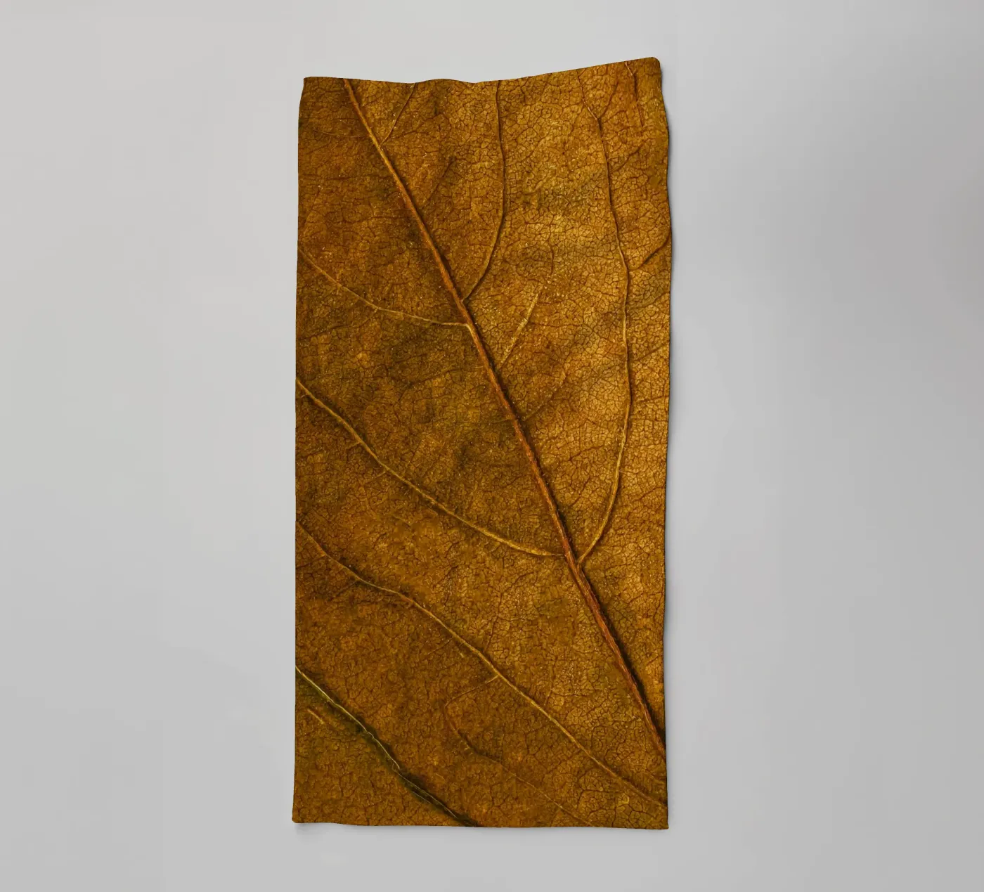 bladtextuur badhanddoek van Earthly Visions