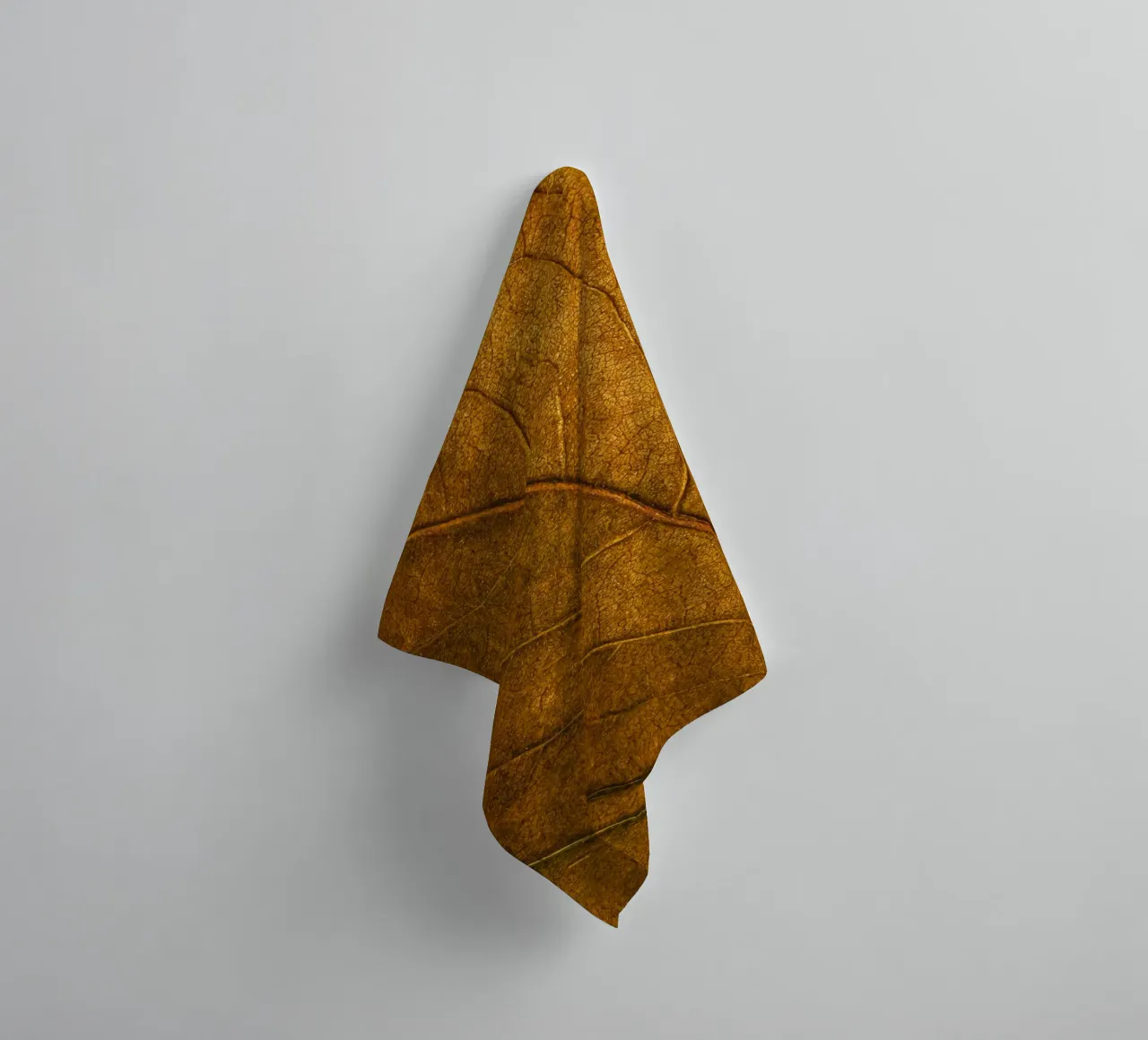 bladtextuur badhanddoek van Earthly Visions