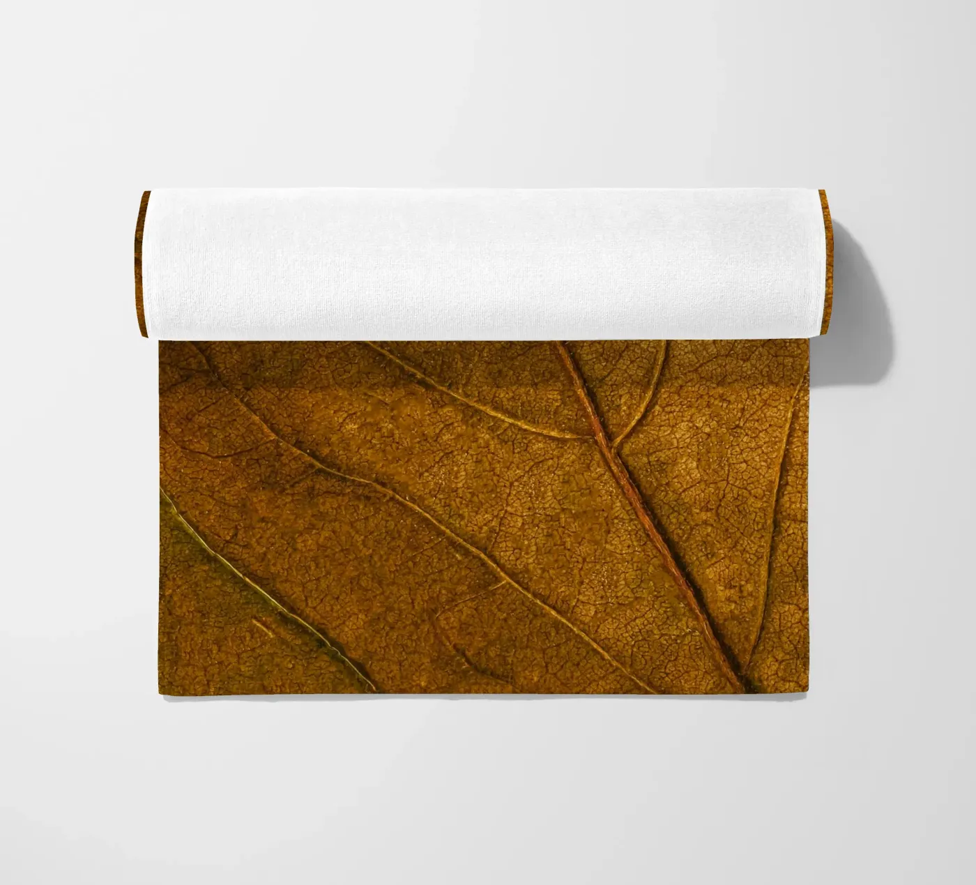leaf texture beach towel by Earthly Visions