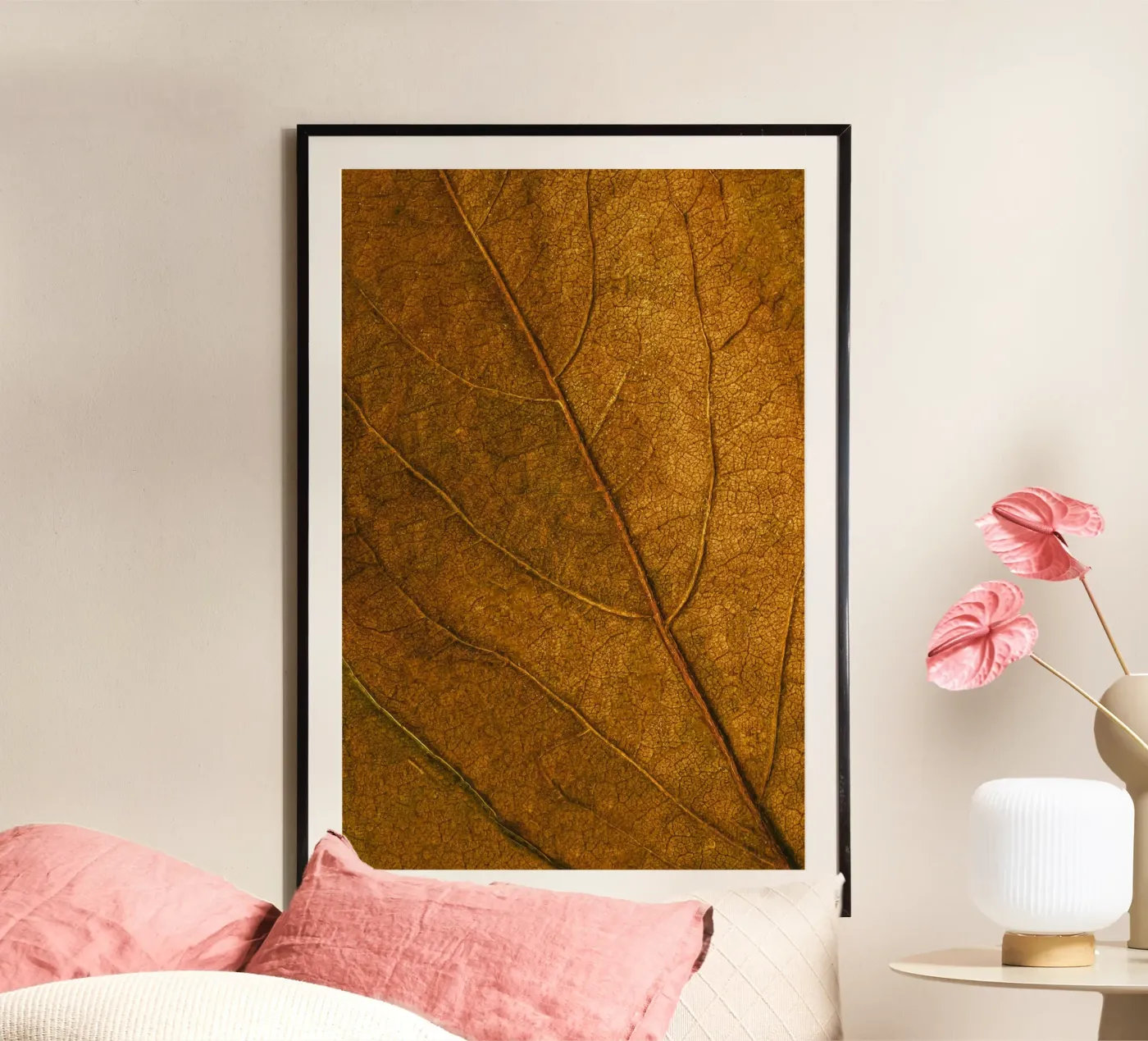 leaf texture poster by Earthly Visions