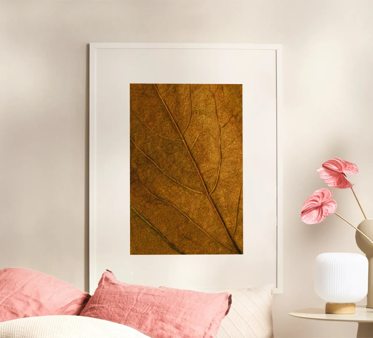 Blatttextur Poster von Earthly Visions