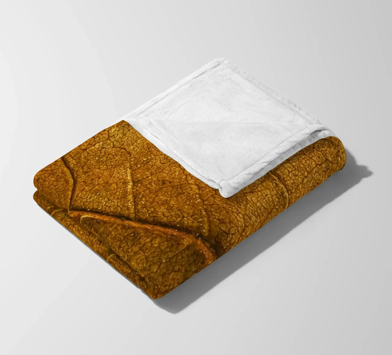 leaf texture Fleecedecke von Earthly Visions