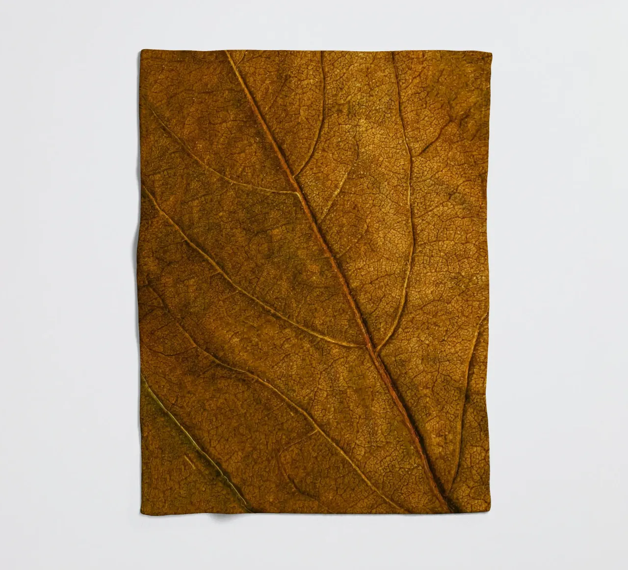 leaf texture Fleecedecke von Earthly Visions