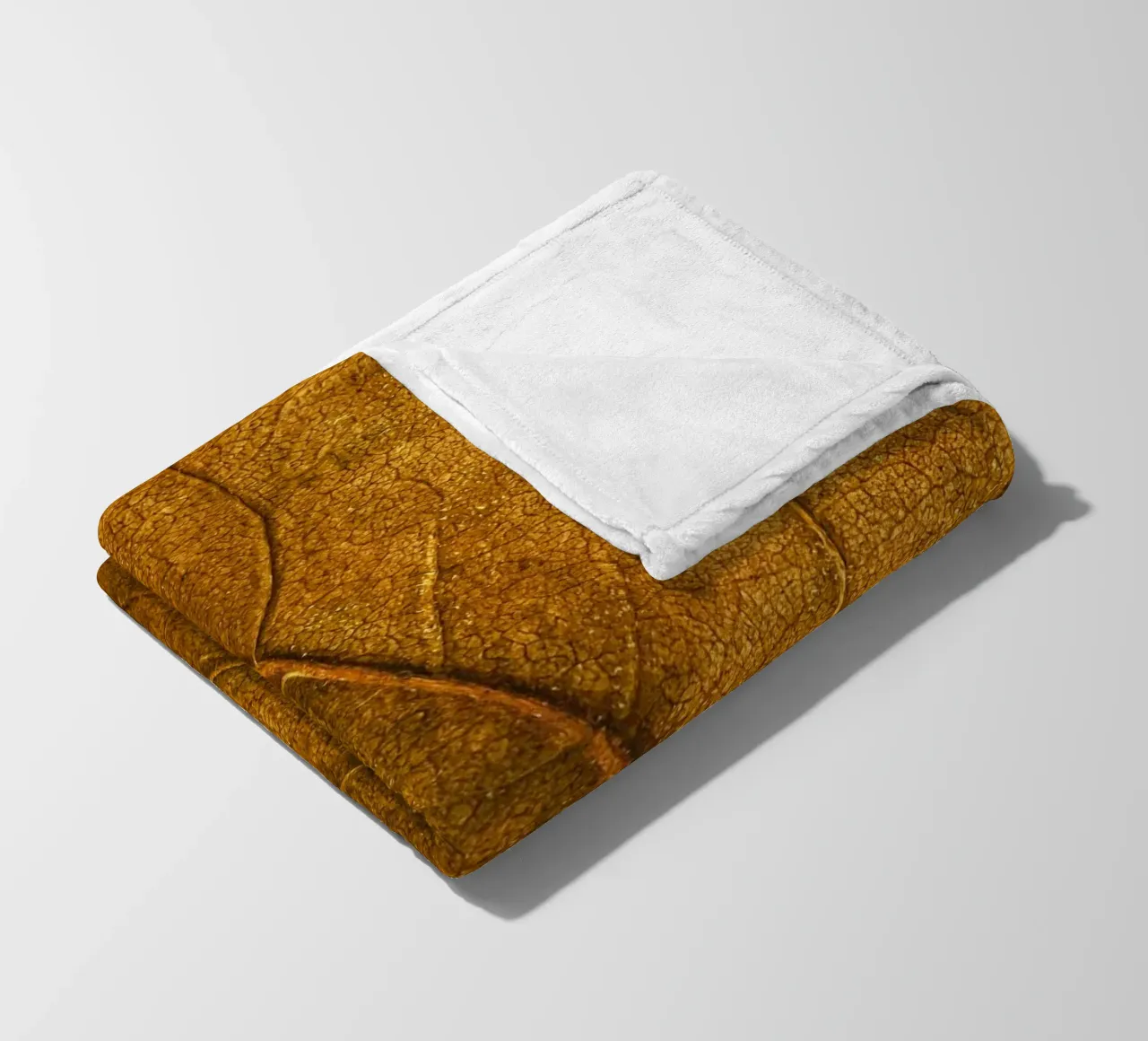 leaf texture Fleecedecke von Earthly Visions