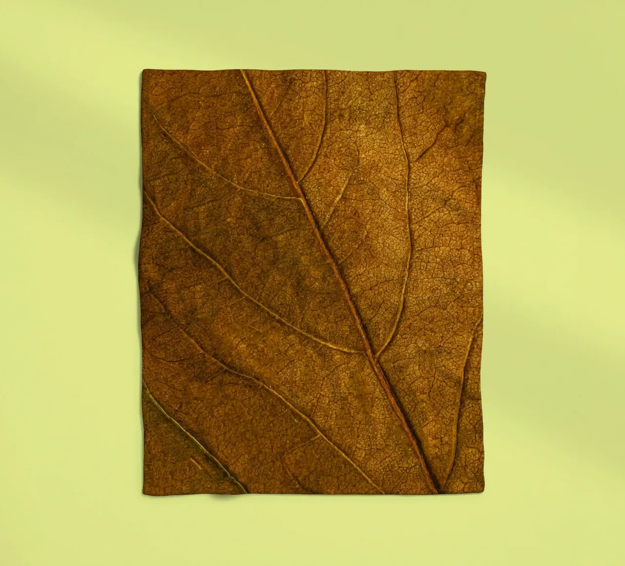 leaf texture Fleecedecke von Earthly Visions