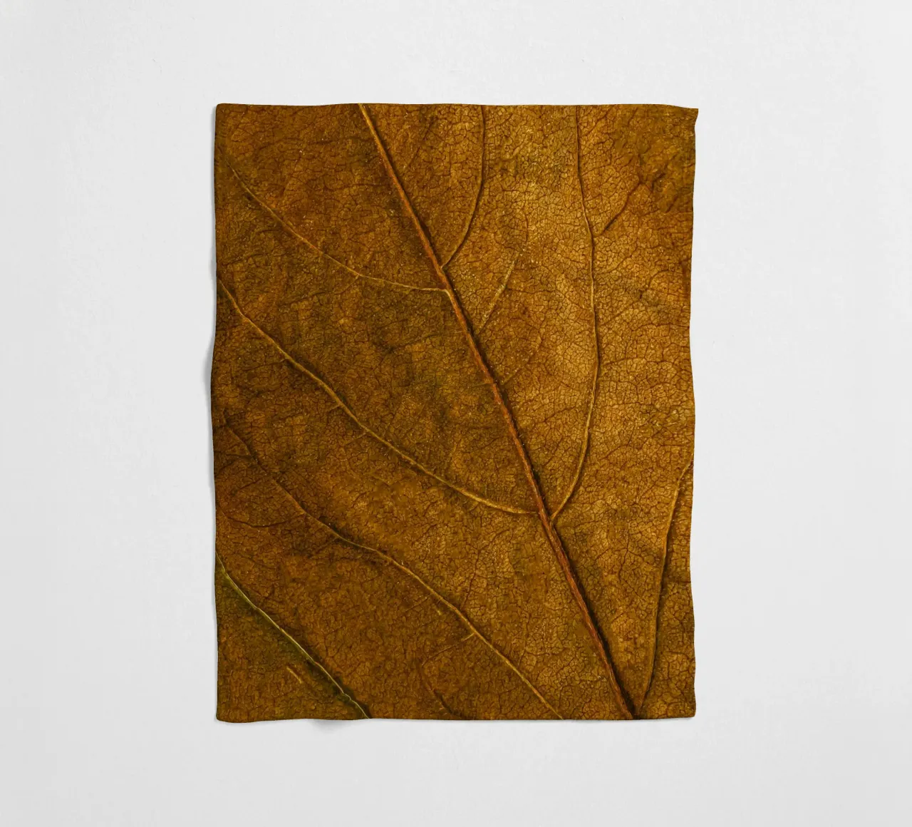 leaf texture Fleecedecke von Earthly Visions