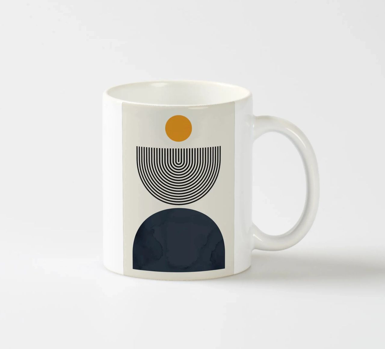 linee a semicerchio tazza in ceramica da Smith Basic