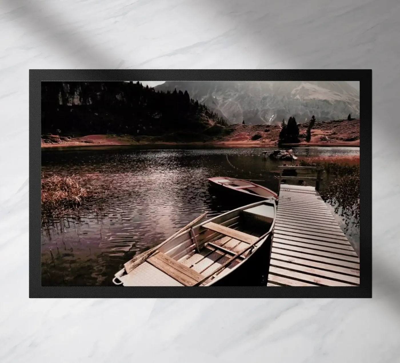 Boats doormat by Sebastian Hilgetag